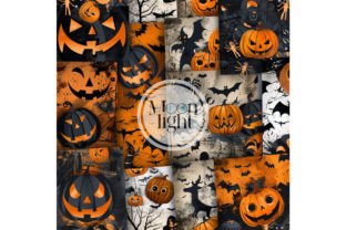 Seamless Halloween Digital Paper Pack 78 Graphic by moonlight craft ...
