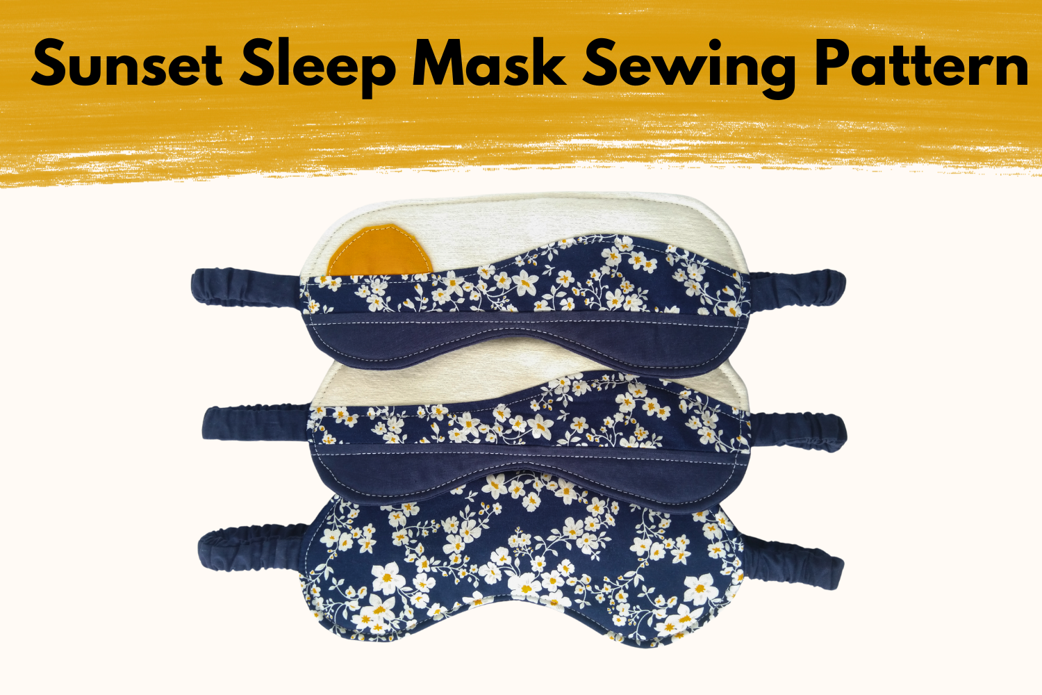 Sunset Sleep Mask Sewing Pattern