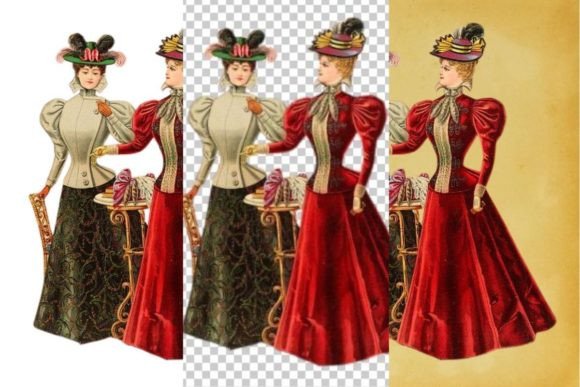 Vintage French Fashion Wall Art Print 8