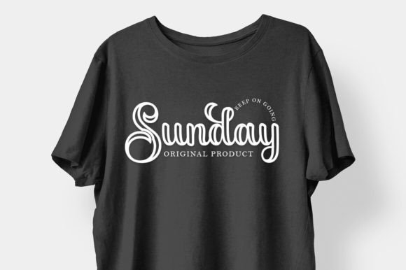 Black Sample Outline Font - Preview 3