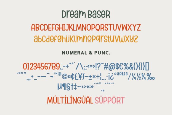 Dream Baser Font - Preview 5