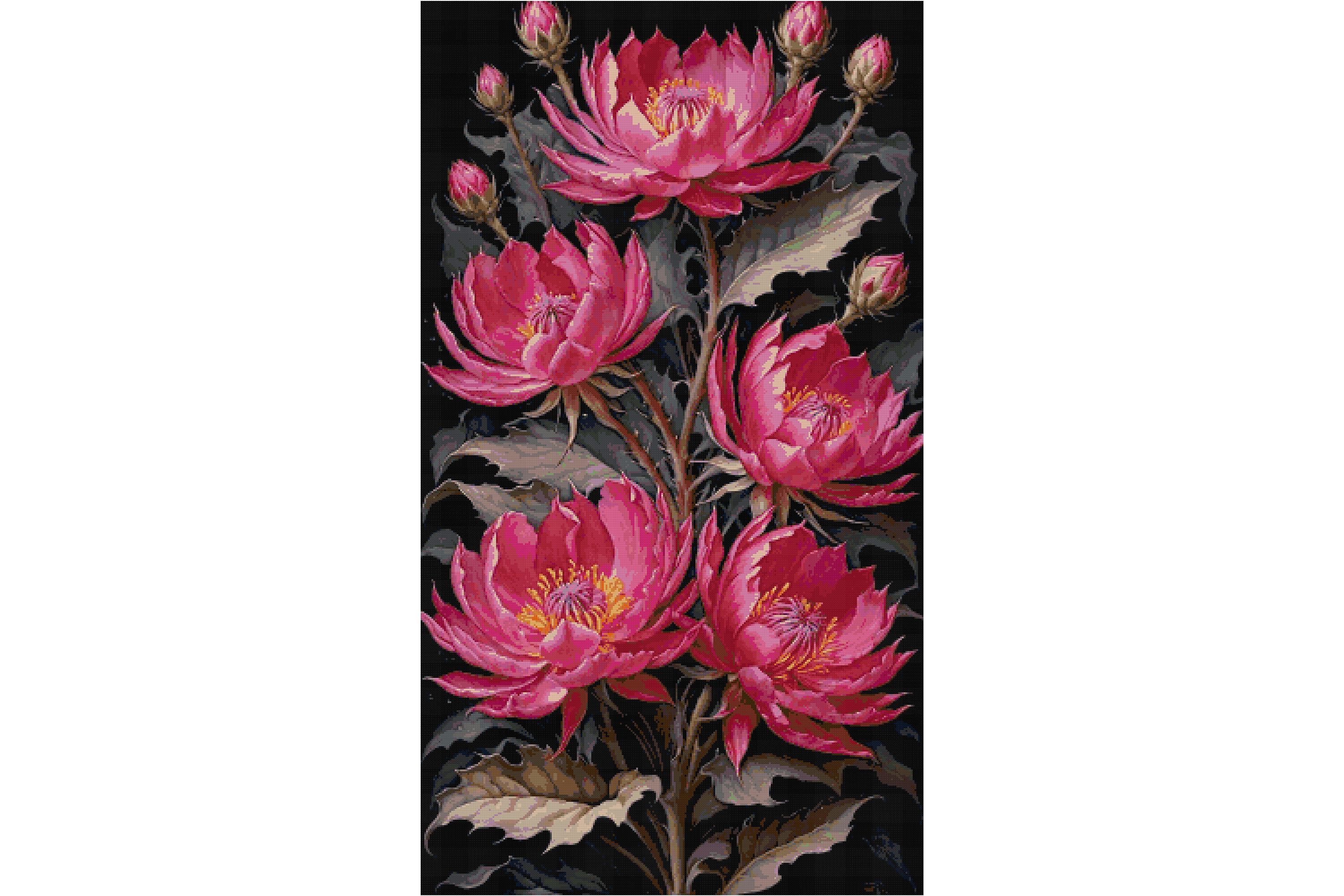 Flowers Counted Cross Stitch Patterns