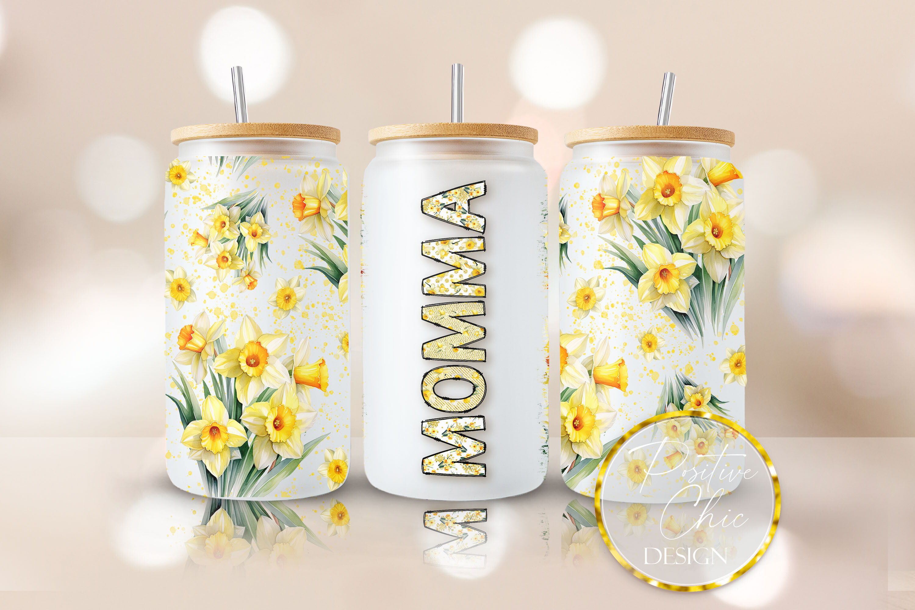 Momma Libbey Glass Can Wrap PNG UVDTF Graphic by PositiveChic ...