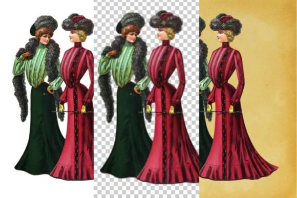 Vintage French Fashion Wall Art Print 12