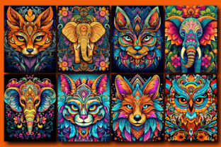 200 Animal Patterns Coloring Pages V - 2 Graphic by Printable Crafts ...
