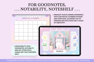 All in One Undated Digital Planner Graphic by Tas Creative Studio ...