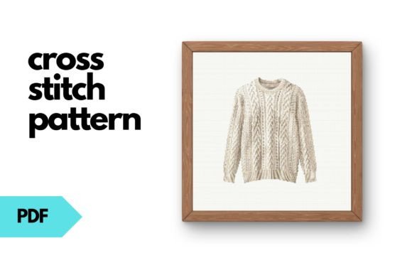 Cozy Sweater Cross Stitch Pattern