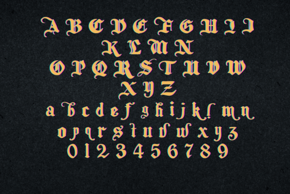 Gypsy Cards Font - Preview 1