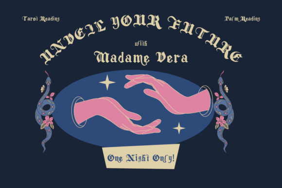 Gypsy Cards Font - Preview 2