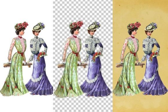 Vintage French Fashion Wall Art Print 20