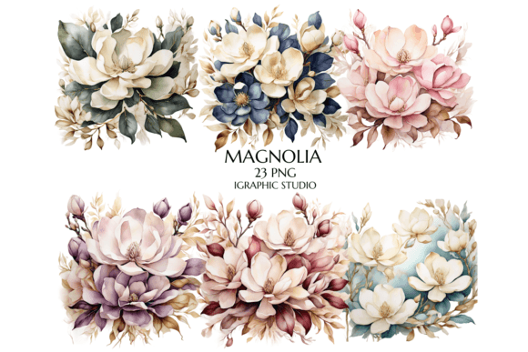 Purple Peony Clipart Bundle, Flowers Png Graphic by Igraphic Studio ...
