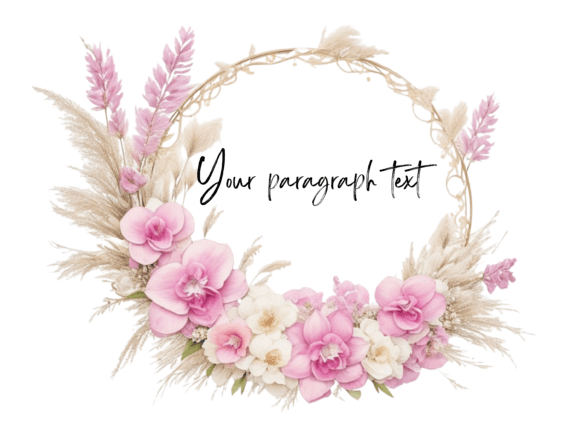 Wildflower Wedding Invitation Template