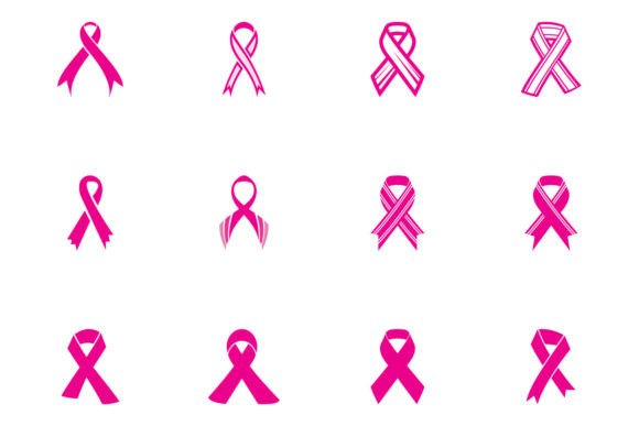 Breast Cancer Awareness Ribbon Logo