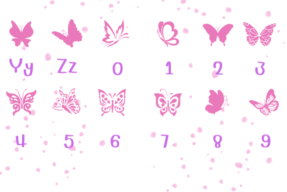 Butterfly Font - Preview 3