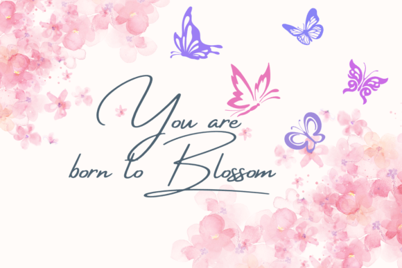 Butterfly Font - Preview 4