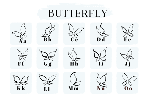 Butterfly Font - Preview 1