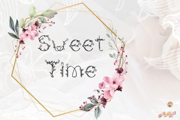 Floral Sweet Font - Preview 2