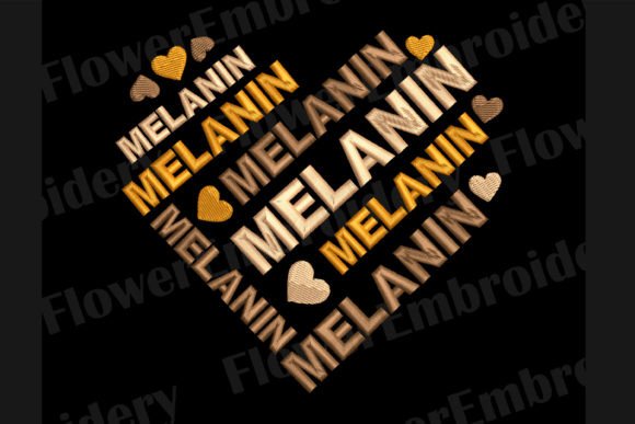 Melanin Machine Embroidery Design
