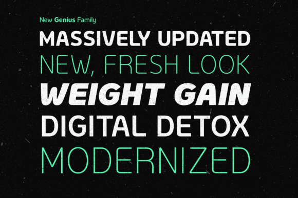 Genius Font - Preview 3