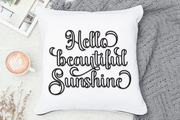 Black Sample Outline Font - Preview 5