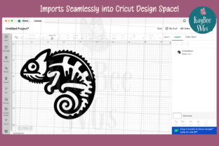 Chameleon SVG Cut File Graphic by KayBeeSVGs · Creative Fabrica