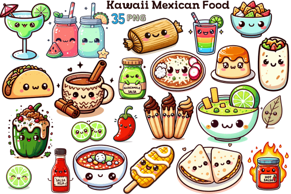 Kawaii Mexican Food