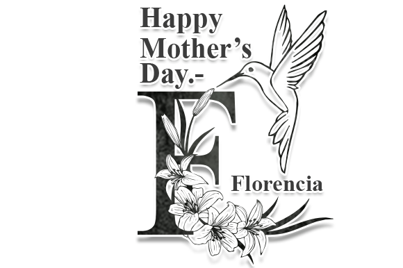 Bird Lily Flower Font - Preview 3