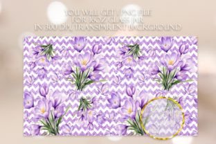 Floral Purple Libbey Can PNG UVDTF Wraps Graphic by PositiveChic ...