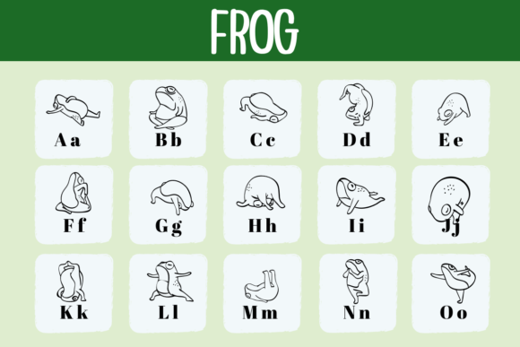 Frog Font - Preview 1