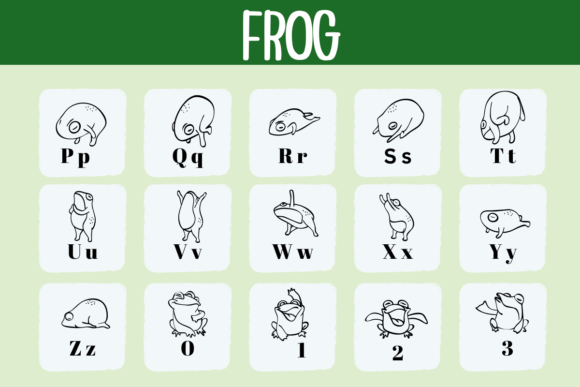 Frog Font - Preview 2