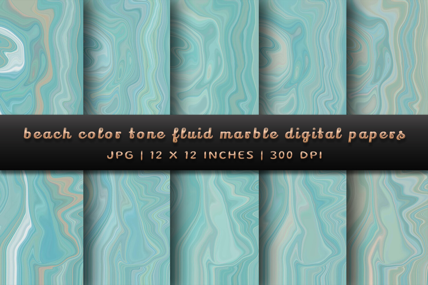Beach Color Tone Fluid Marble Graphic by Pugazh Logan · Creative Fabrica