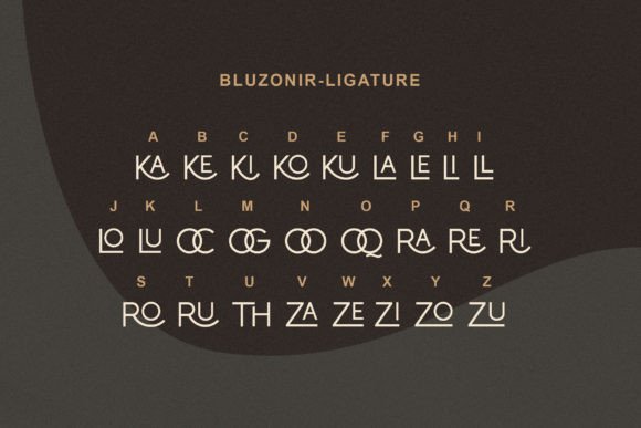 Bluzonir Font - Preview 1