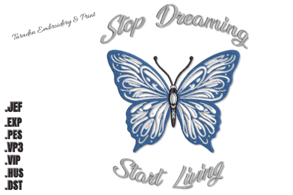 Butterfly Machine Embroidery Design