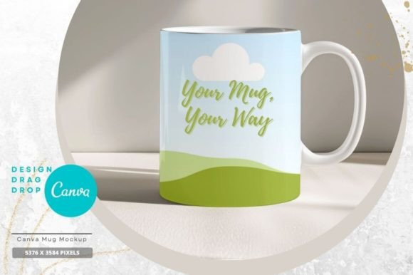 Easy-Edit Canva Mug Mockup Set 08