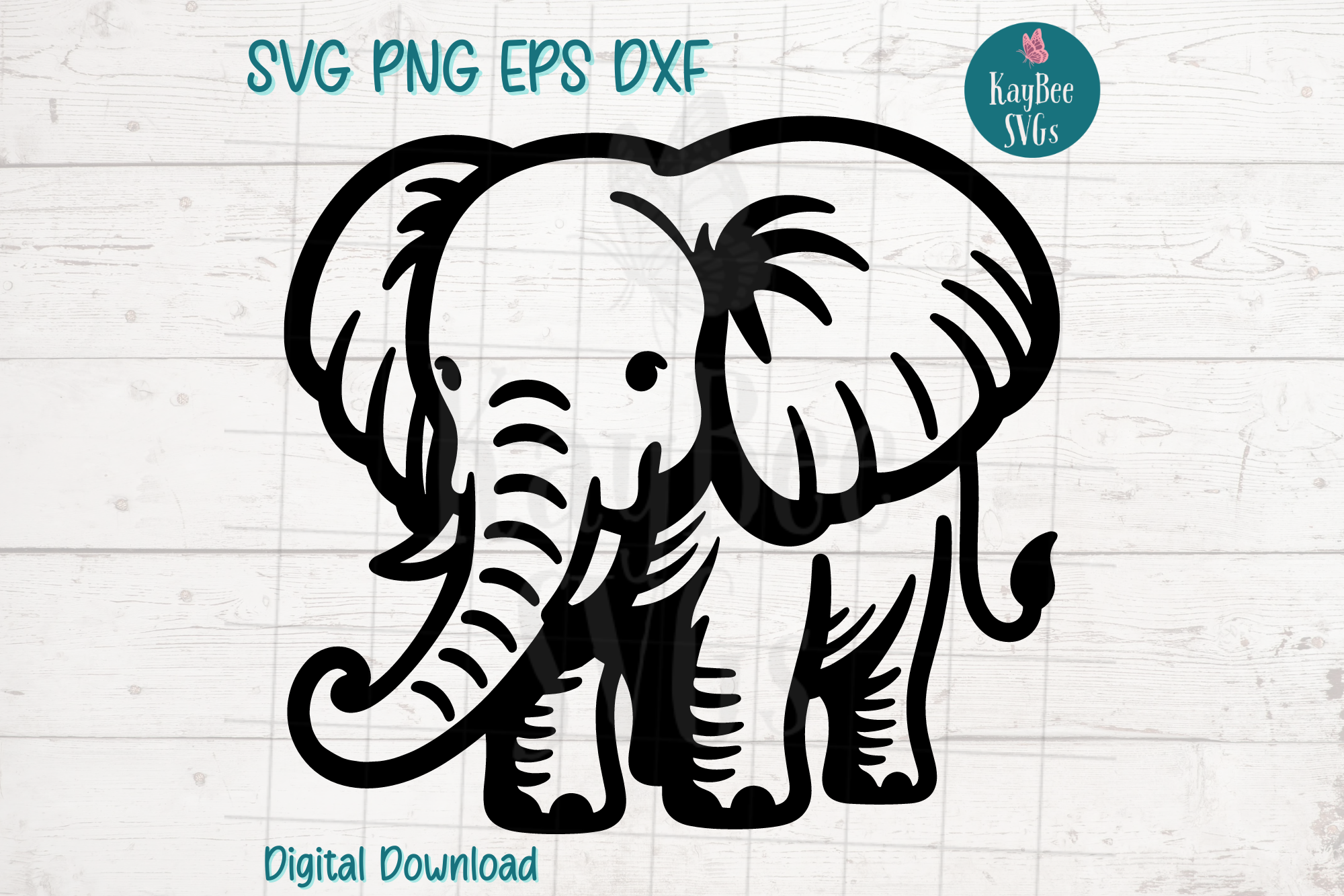 Elephant Graphgans Elephant Graphic by KayBeeSVGs · Creative Fabrica
