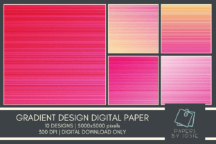 Gradient Design Digital Paper Graphic by papersbyjosie · Creative Fabrica
