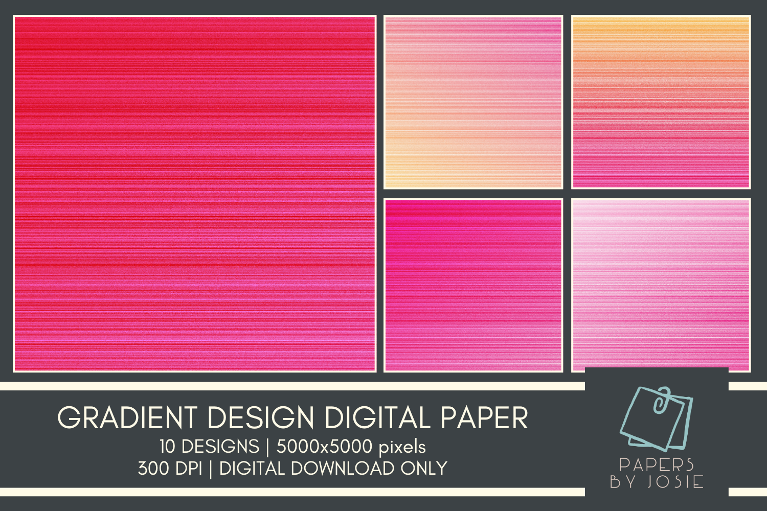 Copy Machine Gradient Gradient Design Digital Paper Graphic by papersbyjosie · Creative Fabrica