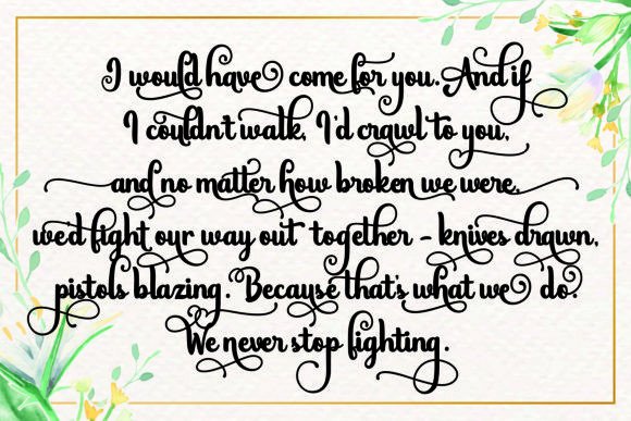 Margaretha Font PNG with transparent background - Preview 4