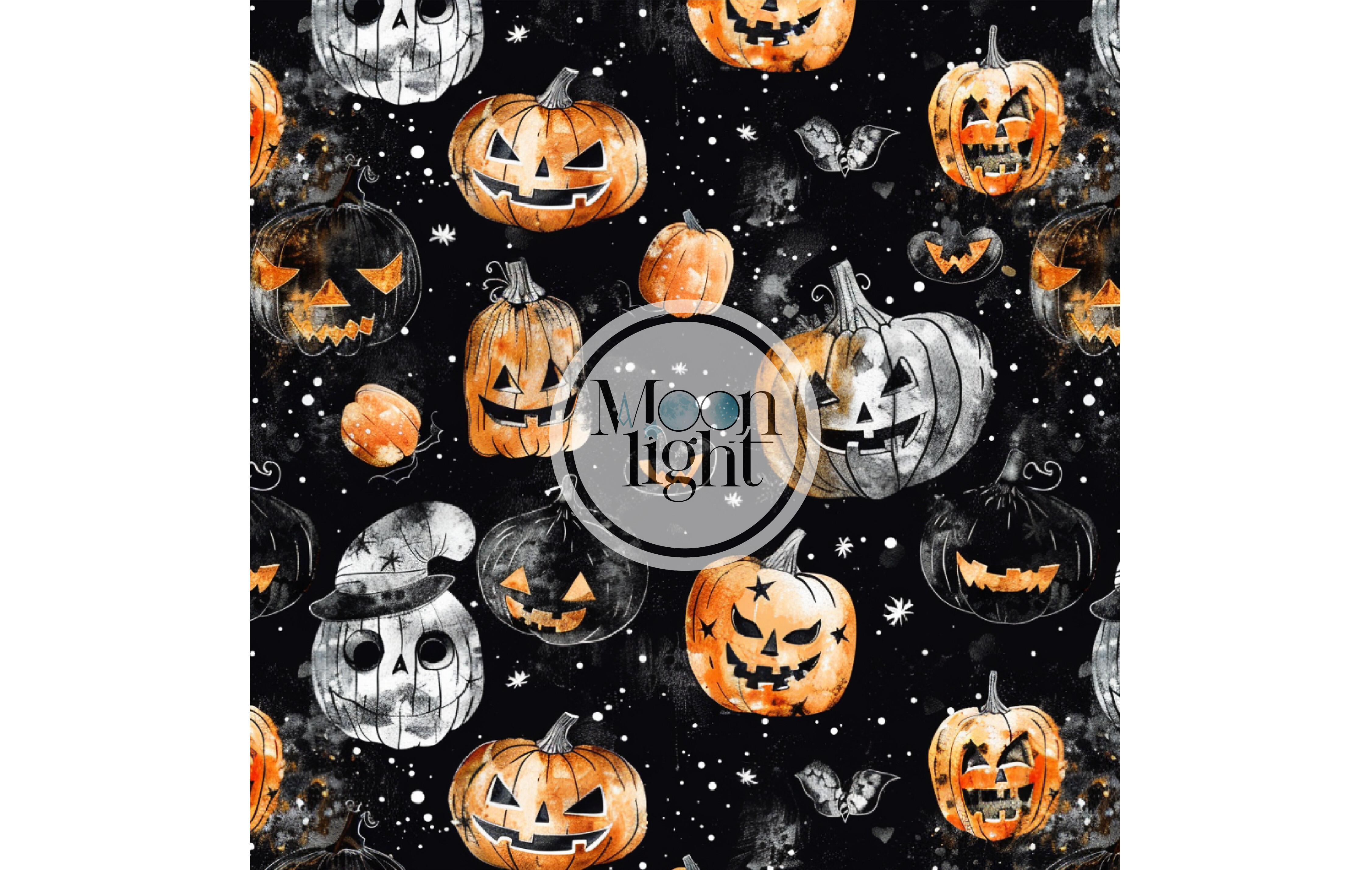 Seamless Halloween Digital Paper 45 Graphic by moonlight craft ...