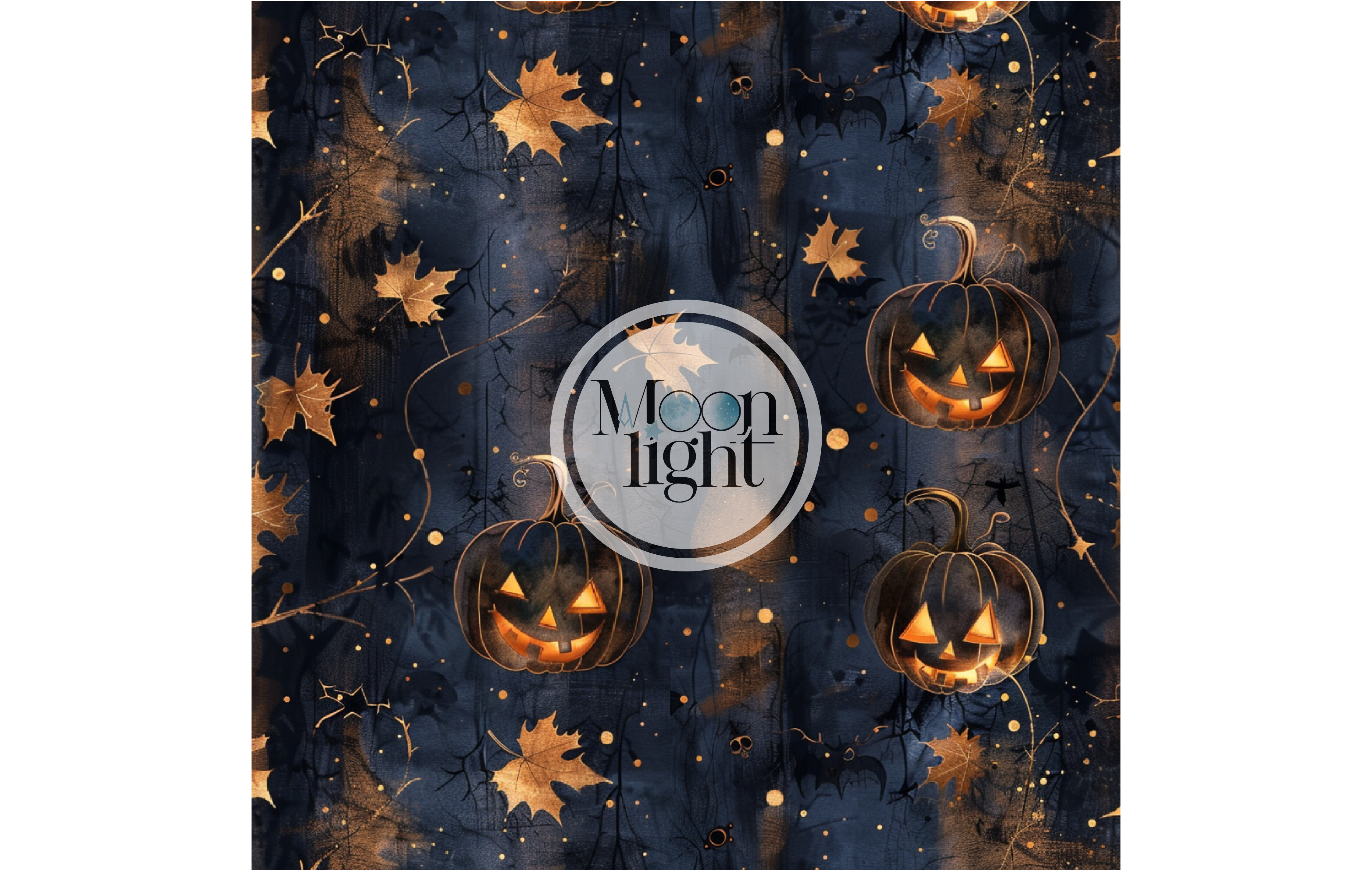 Seamless Halloween Digital Paper 72 Graphic by moonlight craft ...
