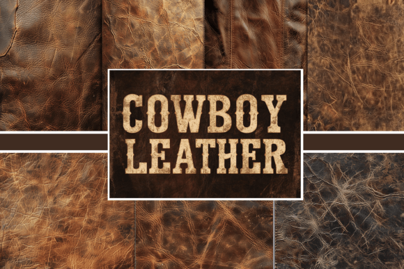Vintage Distressed Cowboy Leather