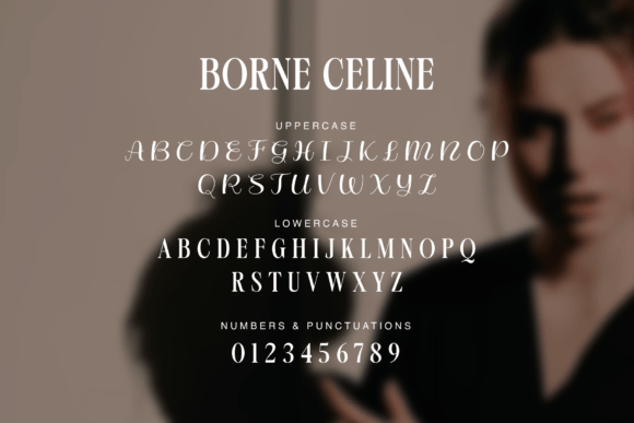 Borne Celine Font - Preview 1