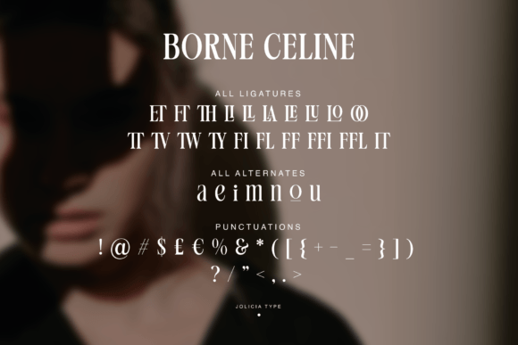 Borne Celine Font - Preview 2