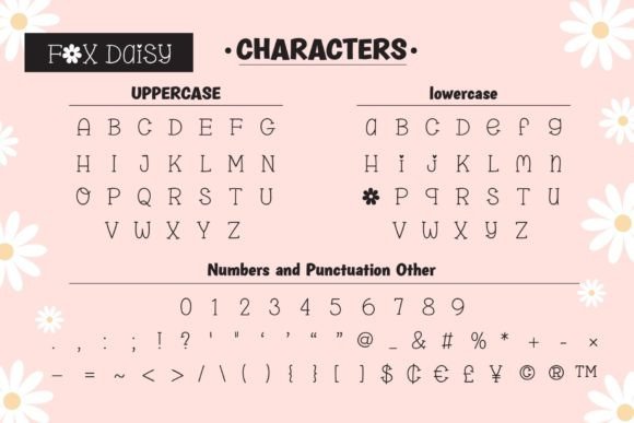 Fox Daisy Font - Preview 5