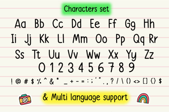 Happy Note Font - Preview 1