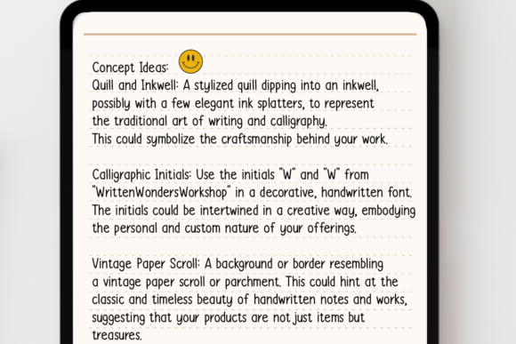 Happy Note Font - Preview 3