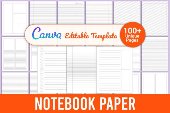 Mega Notebook Paper Bundle KDP Interiors