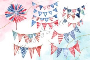 Memorial Day Watercolor Clipart Graphic by EverydayStudioArt · Creative ...