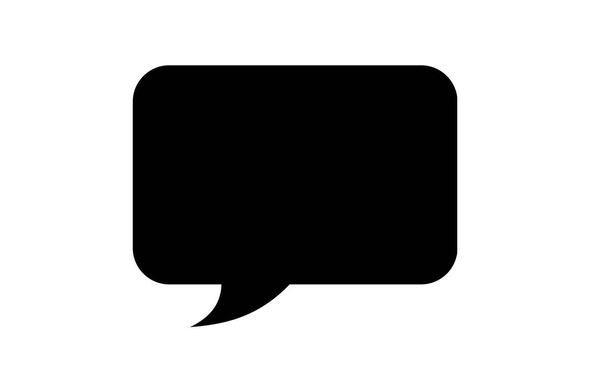 Talk Message Bubble Flat Icon Graphic by Ankit RK Garg · Creative Fabrica
