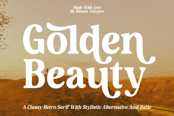 Golden Beauty Serif Font By Riman (7NTypes)
